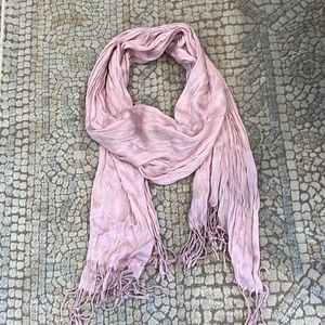 Light pink scarf